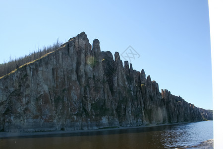 莱娜支柱东西伯利亚自然梯子痕迹莱娜支柱高清图片