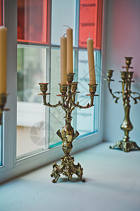 五支蜡烛的架很漂亮彩色5027盒的彩色蜡烛架图片