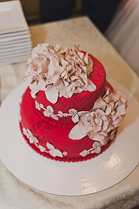 红蛋糕和米花5942图片
