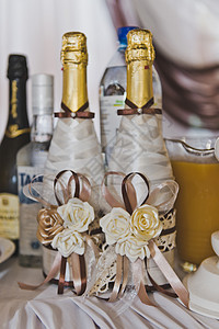 婚礼香槟5203瓶的装饰品图片