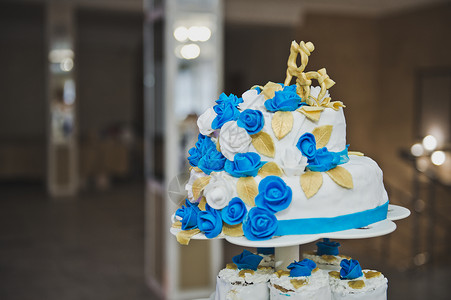 原本的婚礼蛋糕4621年的多层蛋糕高清图片