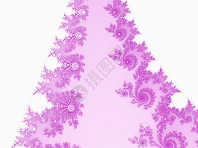 紫色抽象分形图解用作背景抽象分形背景背景图片