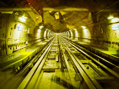 地下铁隧道古老的图象背景图片