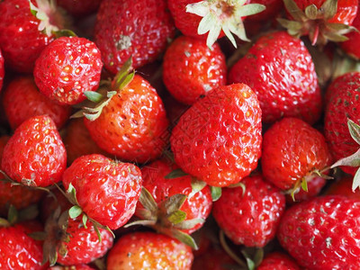 草莓Fragariaxananassa水果素食草莓水果食品图片