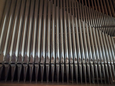 大型教堂管手机关键盘音乐器背景图片