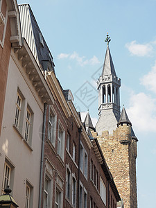 图尔姆德阿尔特普法尔赞拉格意为旧帕拉丁塔在亚琛德国亚琛阿尔特帕拉蒂纳塔背景