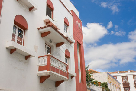 加那利群岛圣克鲁斯的一座旧建筑图片
