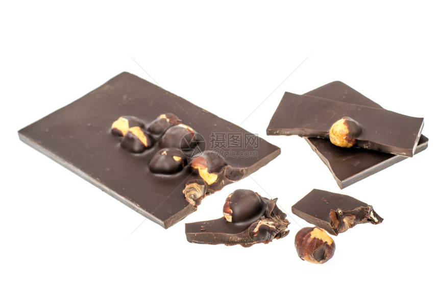 加栗子的黑巧克力图片