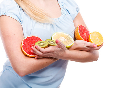 健康饮食补充营养素的新鲜食品果子橙柠檬和葡萄水果柠檬和葡萄汁图片