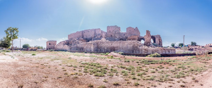 土耳其桑利乌尔法哈兰的哈兰城堡遗址全景图片