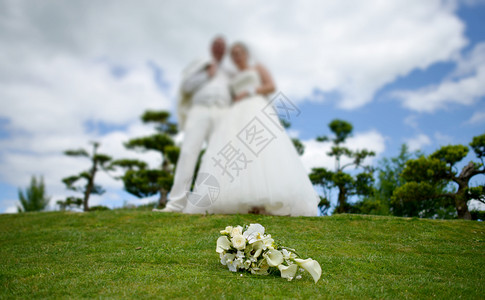 婚礼花束细节结婚日图片