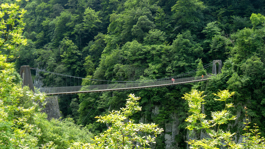荷尔察特吊桥法国阿奎塔尼图片