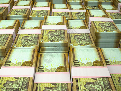 匈牙利Forints商业背景HUF特写照片匈牙利货币财务背景Macro拍摄福林高清图片素材