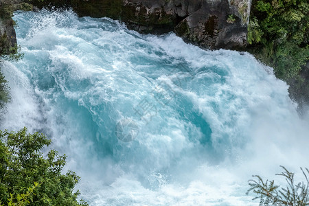 胡卡瀑布自然怀卡托高清图片