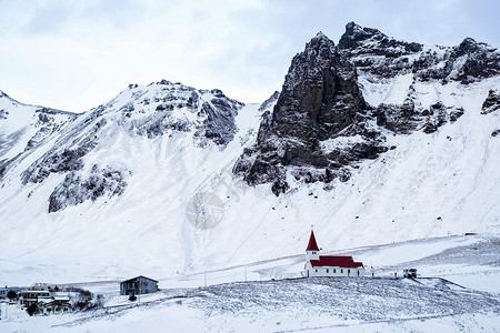 冰岛维克教堂的观感图片