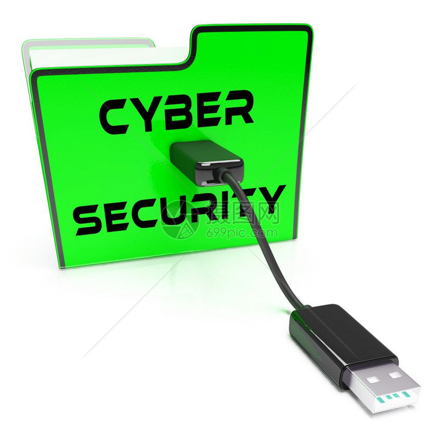 网络安全概念数字网络安全3d展示互联网黑客或安全数据隐私的概念符号图片