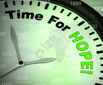 希望概念图标的时机意味着希望或愿和预想希或渴做好事的或3插图希望信息显示和祈祷的时机决心高清图片素材