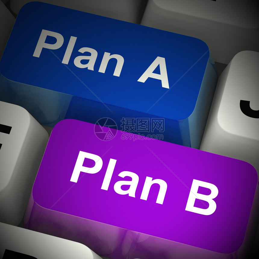 计划B意指准备选规划或计安排储备或自选的摊位3插图计划A或B显示选择战略或变化图片