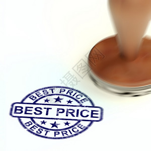 优惠太可怕了产品的最优惠价格显示了以清仓价廉价购物在商店或网上购买促销三维插图显示减价出售的最佳价格邮票背景