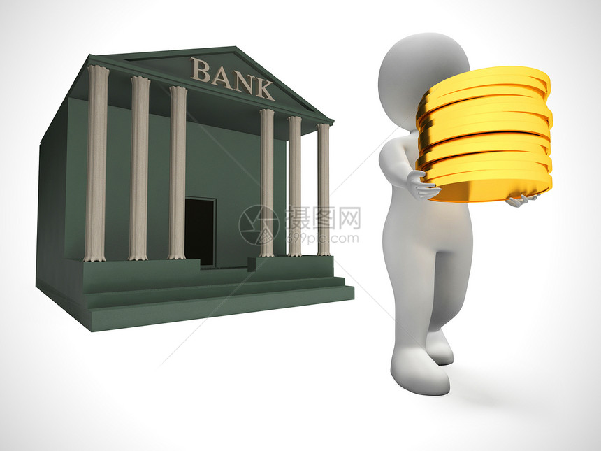 金融机构提供的银行服务显示投资和企业银行贷款或投资3插图图片