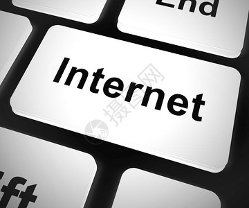 连接万维网的互联计算机关键手段宽带连通和获取信息3d插图图片