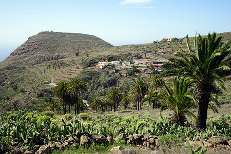 西班牙拉戈梅岛LasCruces村图片