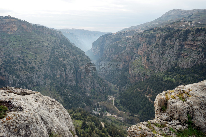 黎巴嫩的Quadisha河谷图片