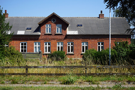 中央丹麦CIRCA2019年7月日旧砖房图片