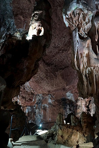 克里米亚斯尔卡洞穴内背景图片