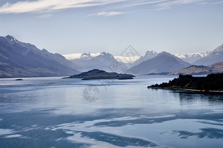 新西兰瓦卡蒂普湖格伦诺奇风景大道图片