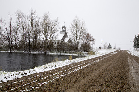 加拿大冬季乡村图片