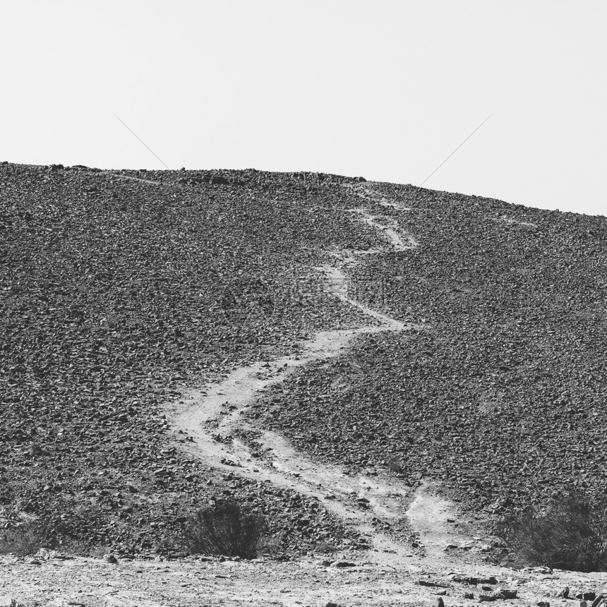 以色列内盖夫沙漠落基山脉的荒凉无穷中东令人窒息的风景和自然质图片