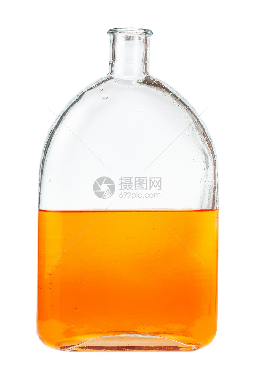 玻璃瓶中橙色溶液玻璃瓶中橙色溶液图片