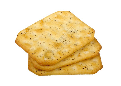 小吃白色背景上孤立的一堆饼干食物正方形图片