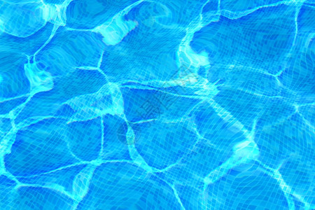 游泳的蓝色池水反射图片