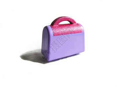 紫色手提箱图片