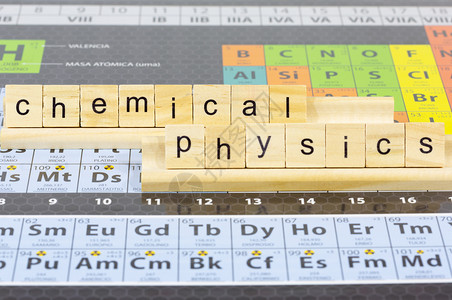 象征单词科学的物理和化等词的元素表物理学和化图片