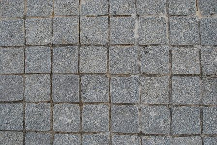 在葡萄牙rsquocalcadarsquo的典型路面灰色结石建造背景图片