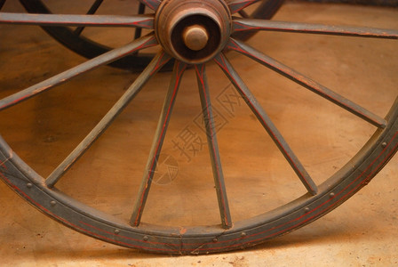 车轮古董木制的车皮图片