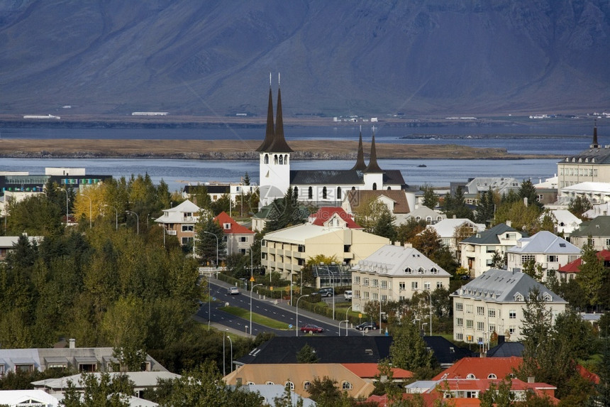 冰岛地标建筑城市图片