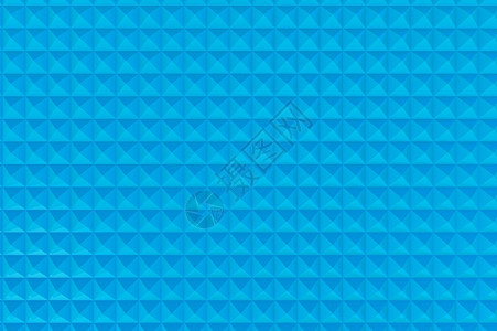 工业的几何学渲染蓝色金字塔3D转化的抽象几何图案图片