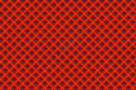 插图渲染红色金字塔3D转化的抽象几何图案形的图片