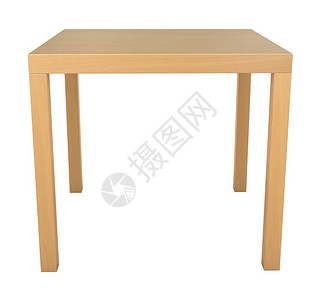插图内部的木头3d以白色背景隔开的木制桌成图片