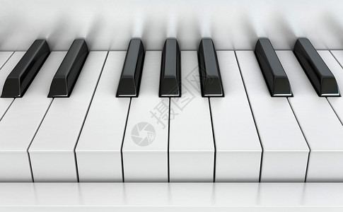 旋律3d钢琴键使成为合器背景图片