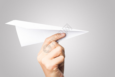 镖白色背景孤立的达特造纸飞机在白色背景上玩物滑翔机图片