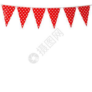 红圆形政帜心脏形状图案孤立在白色背景上情人节概念庆祝天爱背景图片
