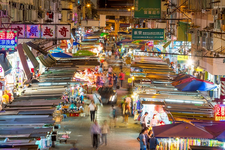 香港城市夜景图片