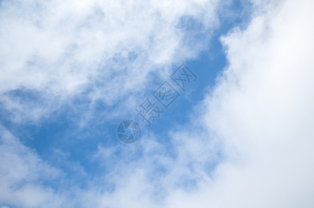 蓝色天空中的白云环境气美丽的图片