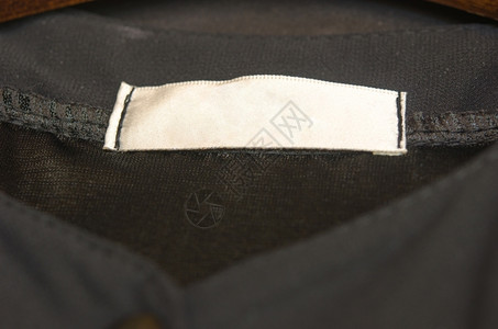 尺寸材料衬衣内服装标签细节背景图片