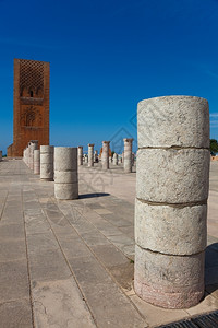 哈桑塔拉巴特摩洛哥目的地建筑学游客图片